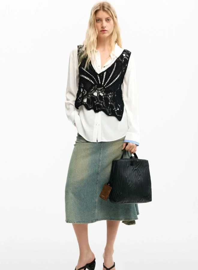 DESIGUAL Small backpack with embossed design